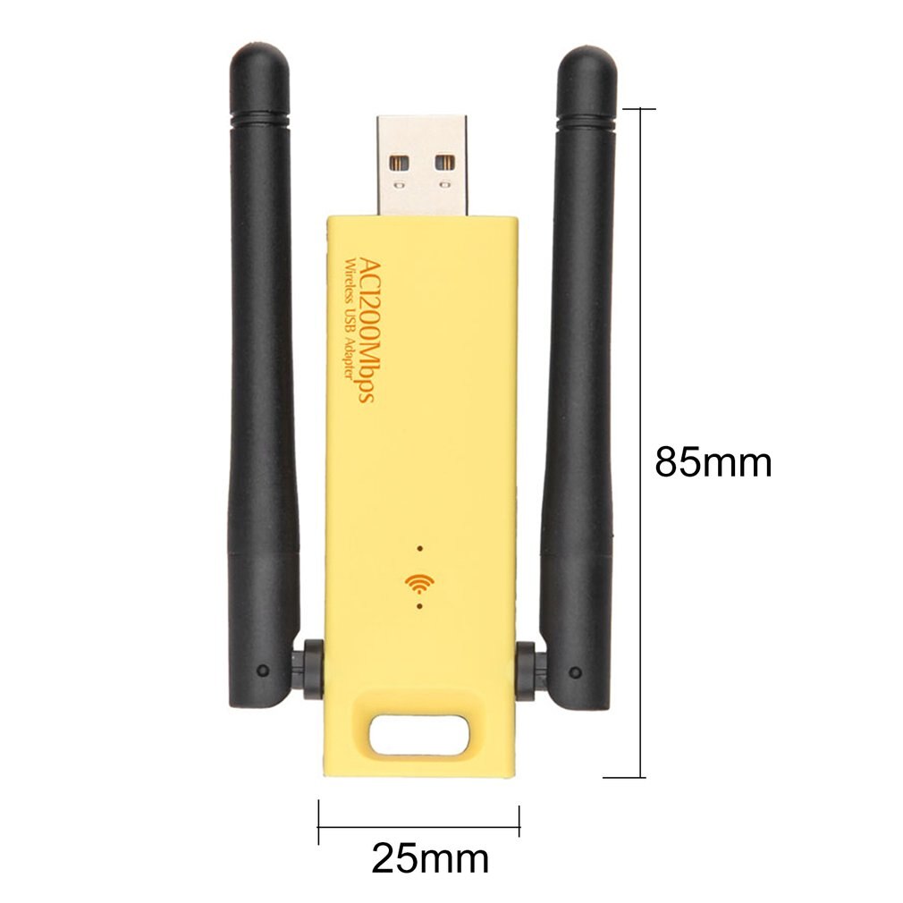 Wireless USB Adapter 1200mbps Dual Band 5Ghz 2,4 Ghz Adapter 802.11ac RTL8812AU Chipset Luft Dongle Mini USB Netzwerk karte