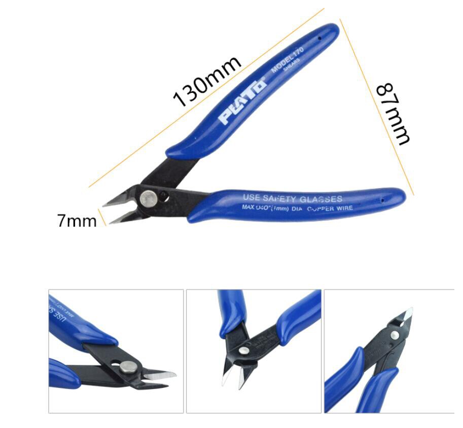 Cutting Plier Multi Functional Tool Electrical Wire Cable Cutter Cutting Side Snip Flush Stainless Steel Nipper