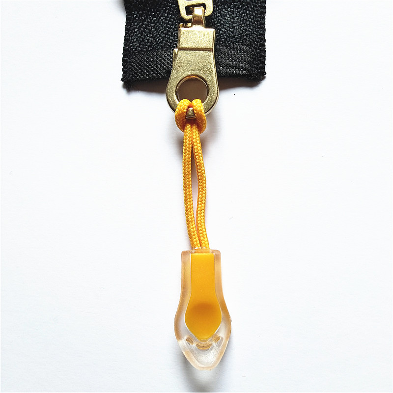 50Pcs Backpack Zipper Transparent Pull Cord Zip Fastener Zip Slider