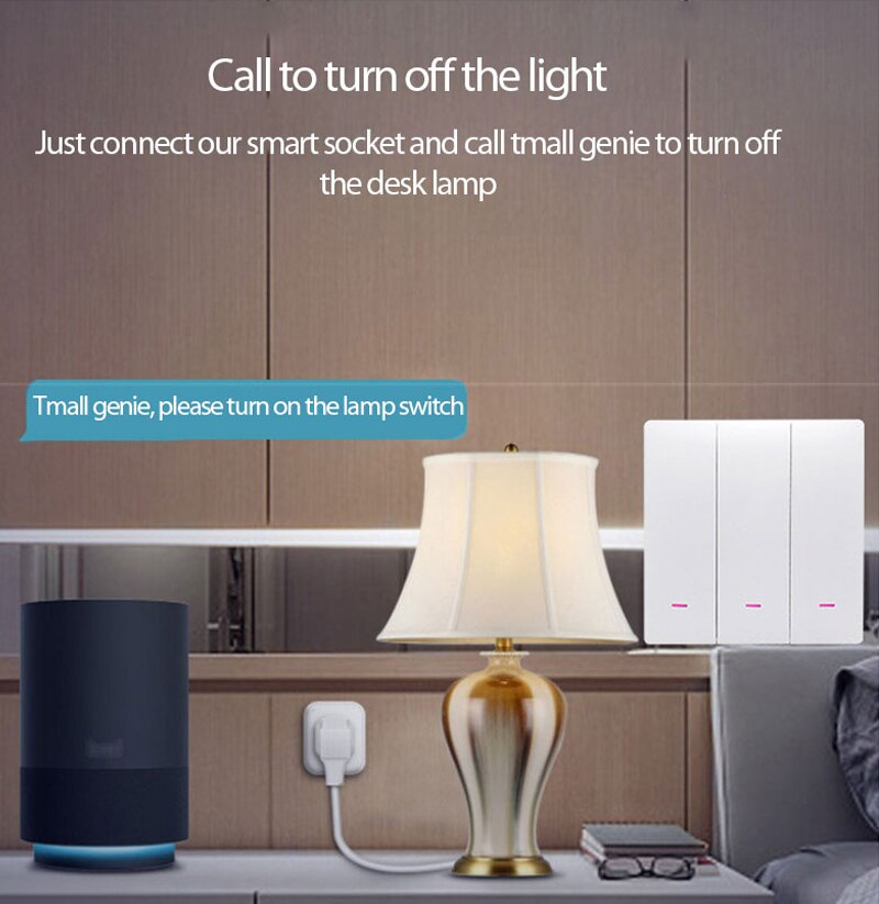 Intelligenter wlan-wandschalter mit eu-standard, speicherfunktion für stromausfall, steuerung per tuya smart life app und alexa/google home sprachsteuerung
