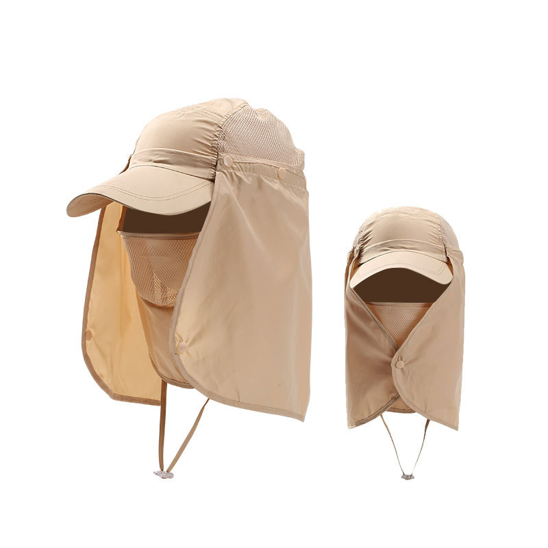 Emmerhoeden Zonnehoed Zonbescherming Lente Zomer Waterdichte Boonie-hoed voor vissen Wandelen Tuin Safari Strand: Khaki