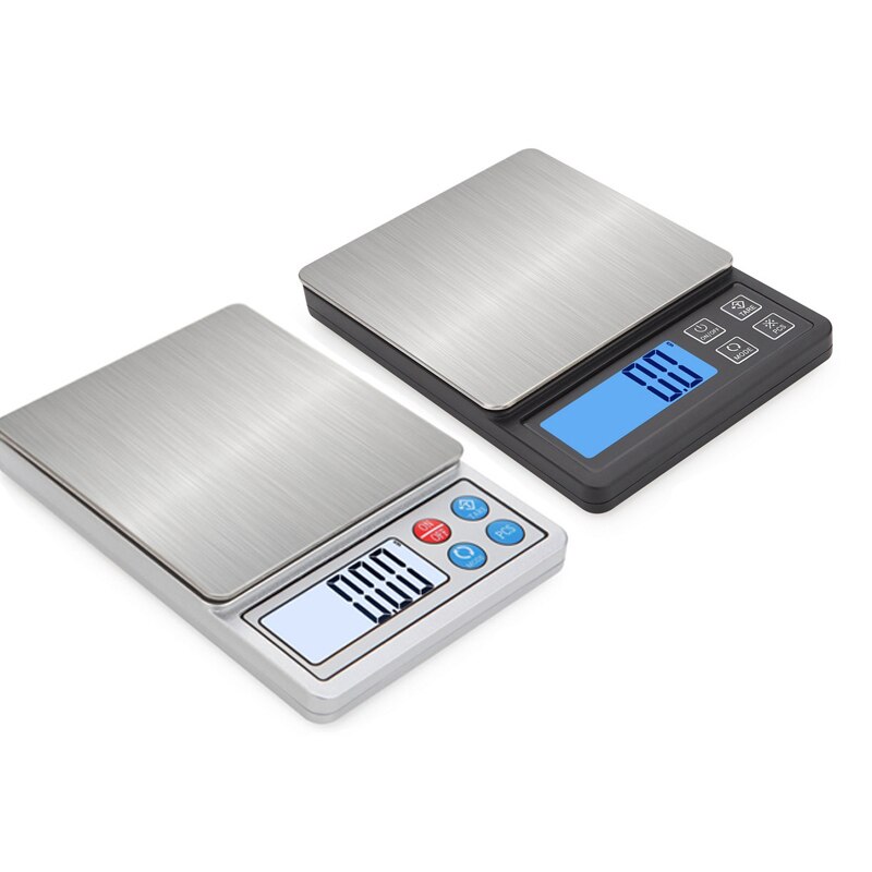 Draagbare keukenweegschaal goud weegschaal huishoudtafel digitale weegschaal sieradenweegschaal elektronische weegschaal 0.1g 0.01g
