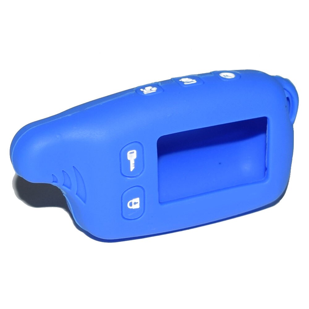 Silicone Car Key Case For Tomahawk TW 9010 9020 9030 9000 7010 Two Way Car Alarm LCD Remote Control Cover Keychain Protector Bag