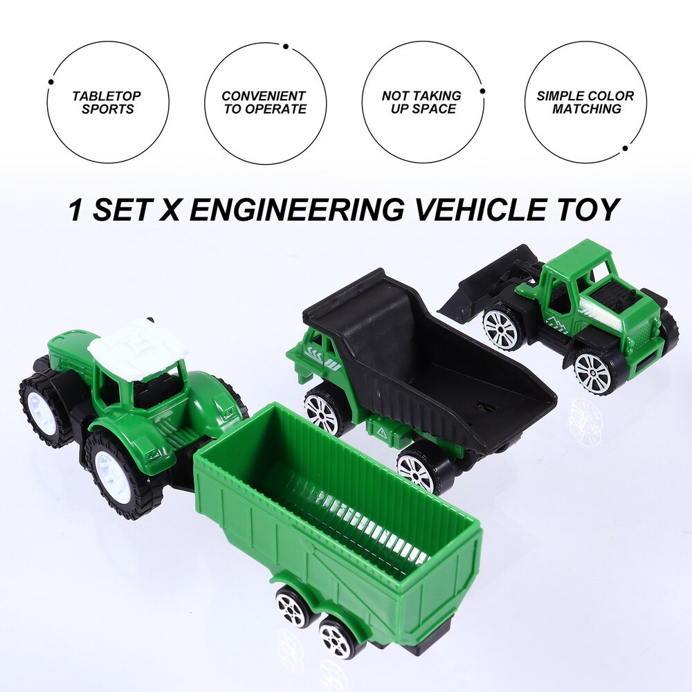 1 Set Techniek Auto Play Set Kids Bouw Vrachtwagens Kinderen