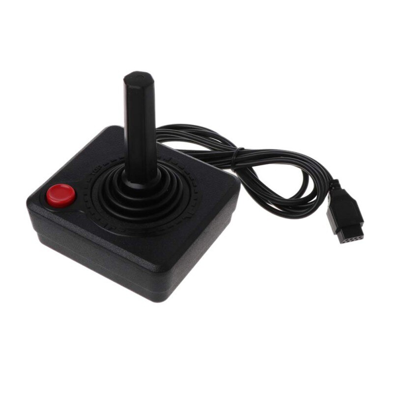 Gaming Joystick Gamepad Controller High Game Rocker With Single Action Button For Atari 2600