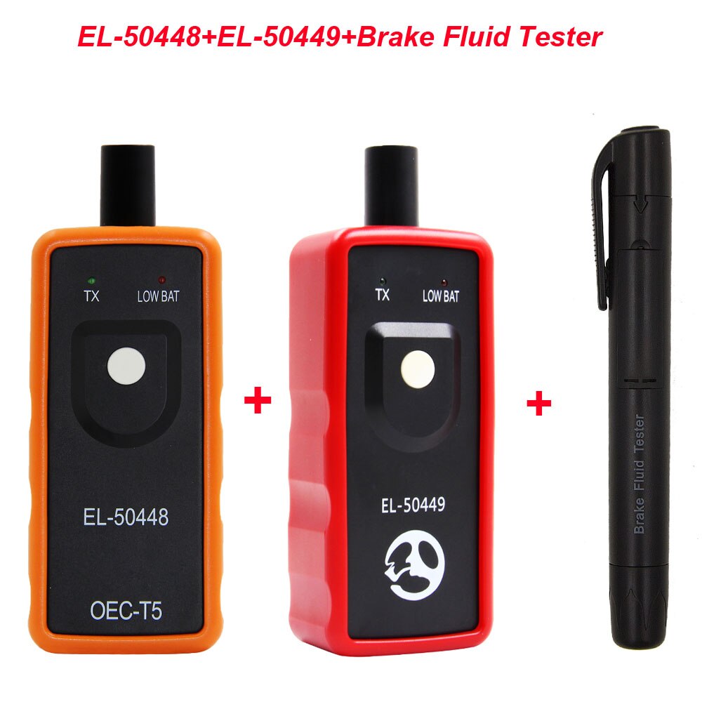 El 50448 El 50449 Tpms EL-50448 EL-50448 Voor Ford Voor Gm Bandenspanning Monitor Sensor Tpms Activering Tool + OEC-T5 voor Opel Tmps: 50448 50449 Pen