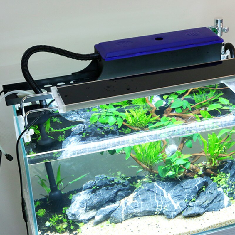 Fish Tank three-in-one filter on the aquarium submersible pump quiet cycle oxygen external filter box water purification