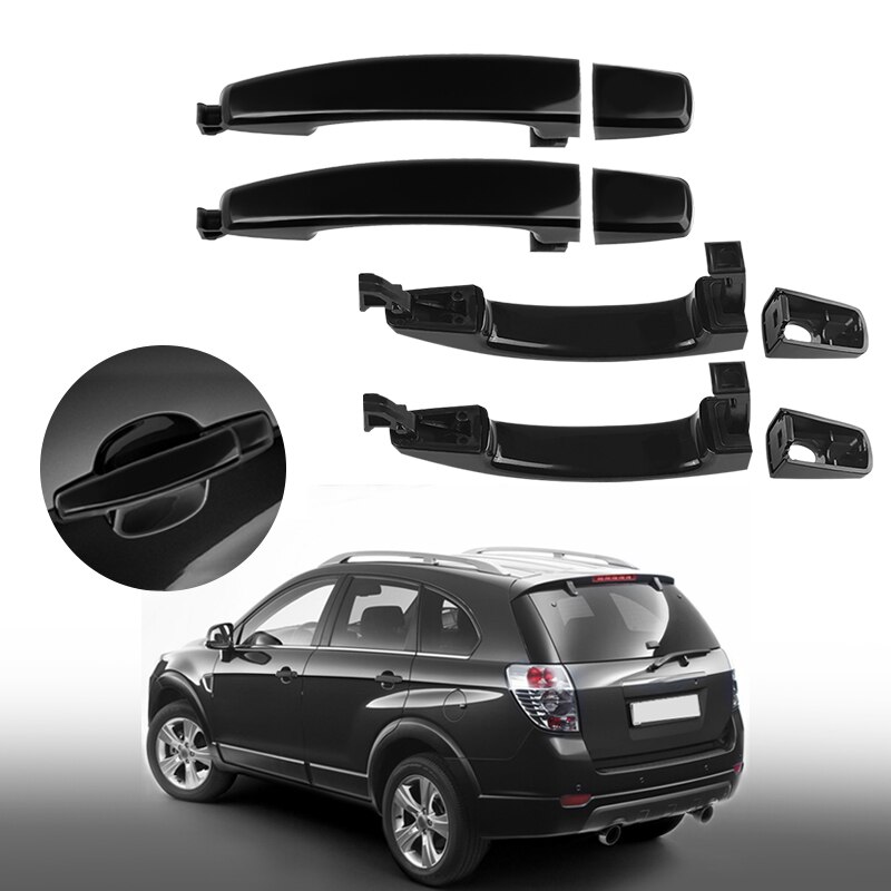 4 Stuks Links En Rechts Buiten Deurklink Buitenkant Deurklink Voor Chevrolet Aveo Captiva Voor Saturn Vue Auto Buiten handvat Kom
