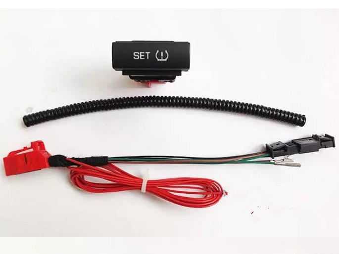 Tire pressure warning TPMS SET switch BUTTON with cable FOR Volkswagen VW Skoda Octavia 1ZD 927 127