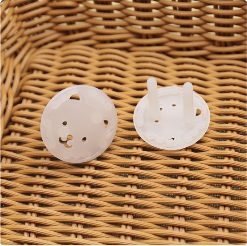 5/10pcs Bear EU Stopcontact Stopcontact Baby Kids Kind Veiligheid Guard Bescherming Anti Elektrische Shock Stekkers protector Cover