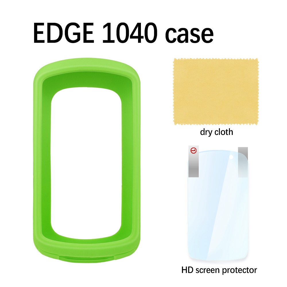 Garmin Edge 1040 funda protectora Edge 1040 funda protectora de silicona Gps bicicleta ordenador protección película de pantalla: Morado