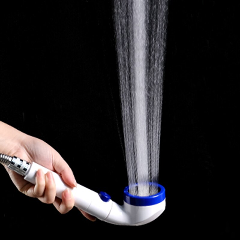 Bedroom High-pressure Shower Set Household Spout Nozzle Water Heater Shower Head Stainless Steel Shower Hose and Base