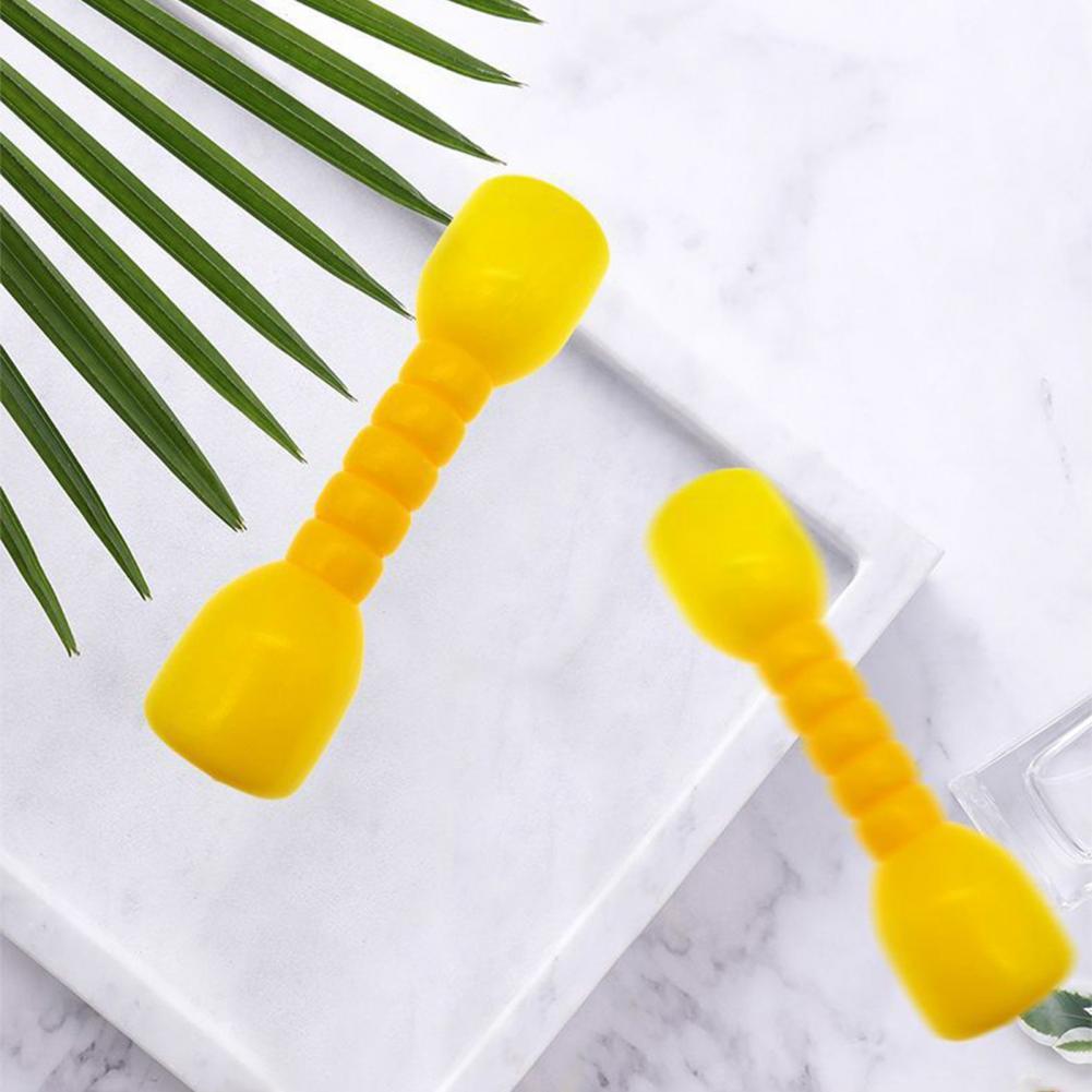 2Pcs Dumbbells Durable Plastic Gym Dumbbells Non-slip Children Dumbbells for Yoga Gym Dumbbells