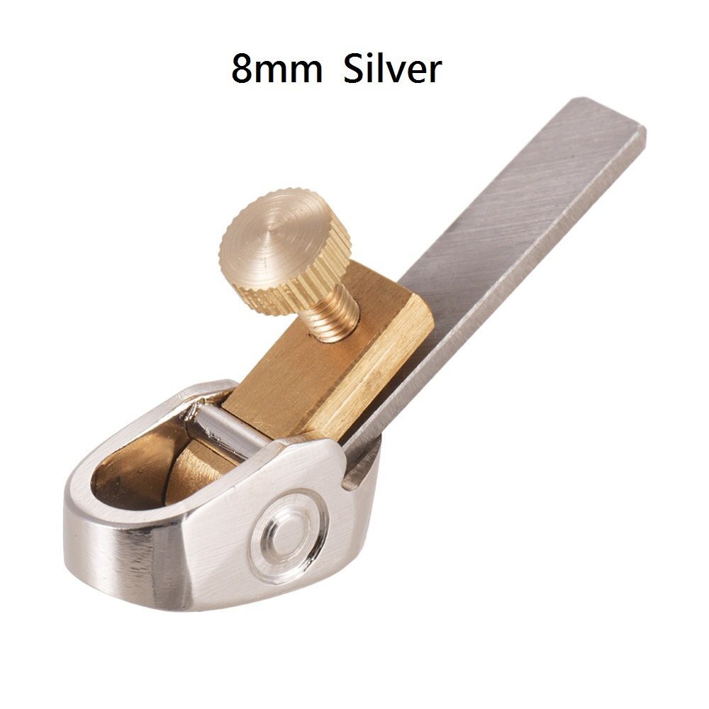 15mm Woodworking Finger Plane Cutter Planer Stainless Steel Luthier Tool Set for DIY Violin Viola Cello Wooden Instrument: 8mm Silver