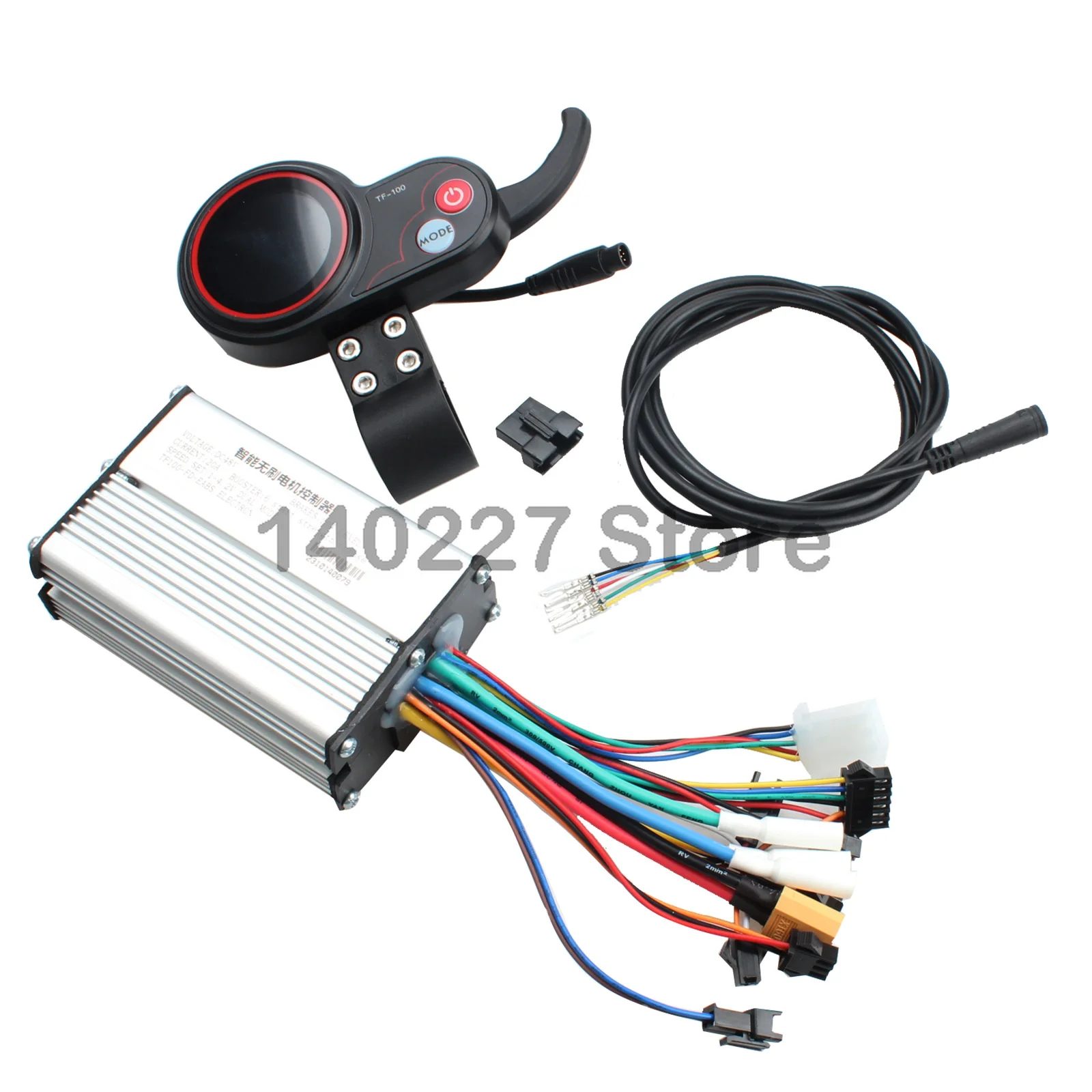 48V/20A Electric Bike Scooter Controller with Throttle LCD Display Speed for Bike BLDC Motor Scooter Parts