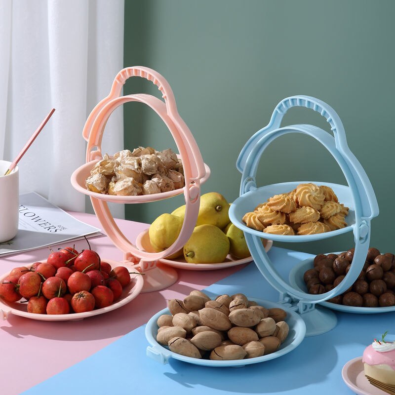 ins foldable fruit tray home tray candy tray living room fruit tray dried fruit snack tray home storage