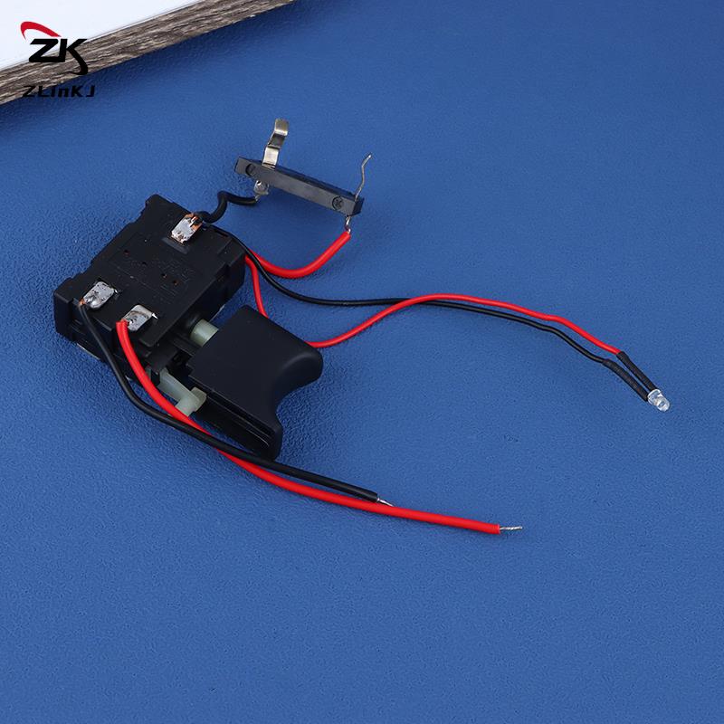 1 Stuks Elektrische Boor Stofdichte Snelheidsregeling Drukknop Trigger Schakelaar Dc Accuboor Schakelaar