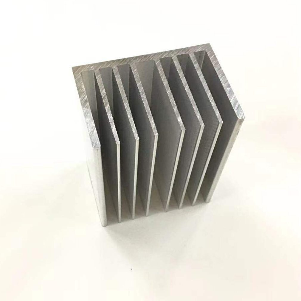 1pcs Aluminum heatsink LED heatsink heat sink Aluminum profiles Aluminum color Chassis radiator