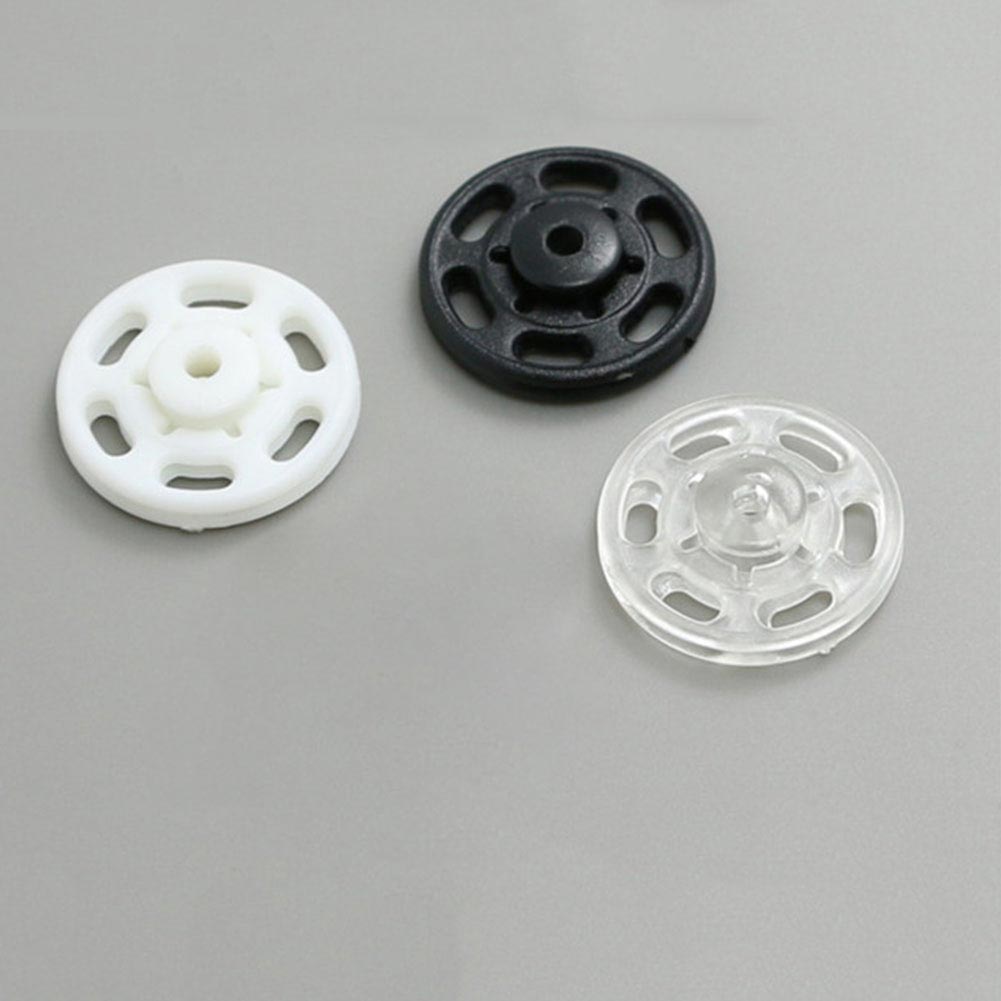 50PCS 10/15mm Transparent Invisible Button Small plastic Snap Fasteners button Clothing DIY Coat Stud Sewing Accessories Button