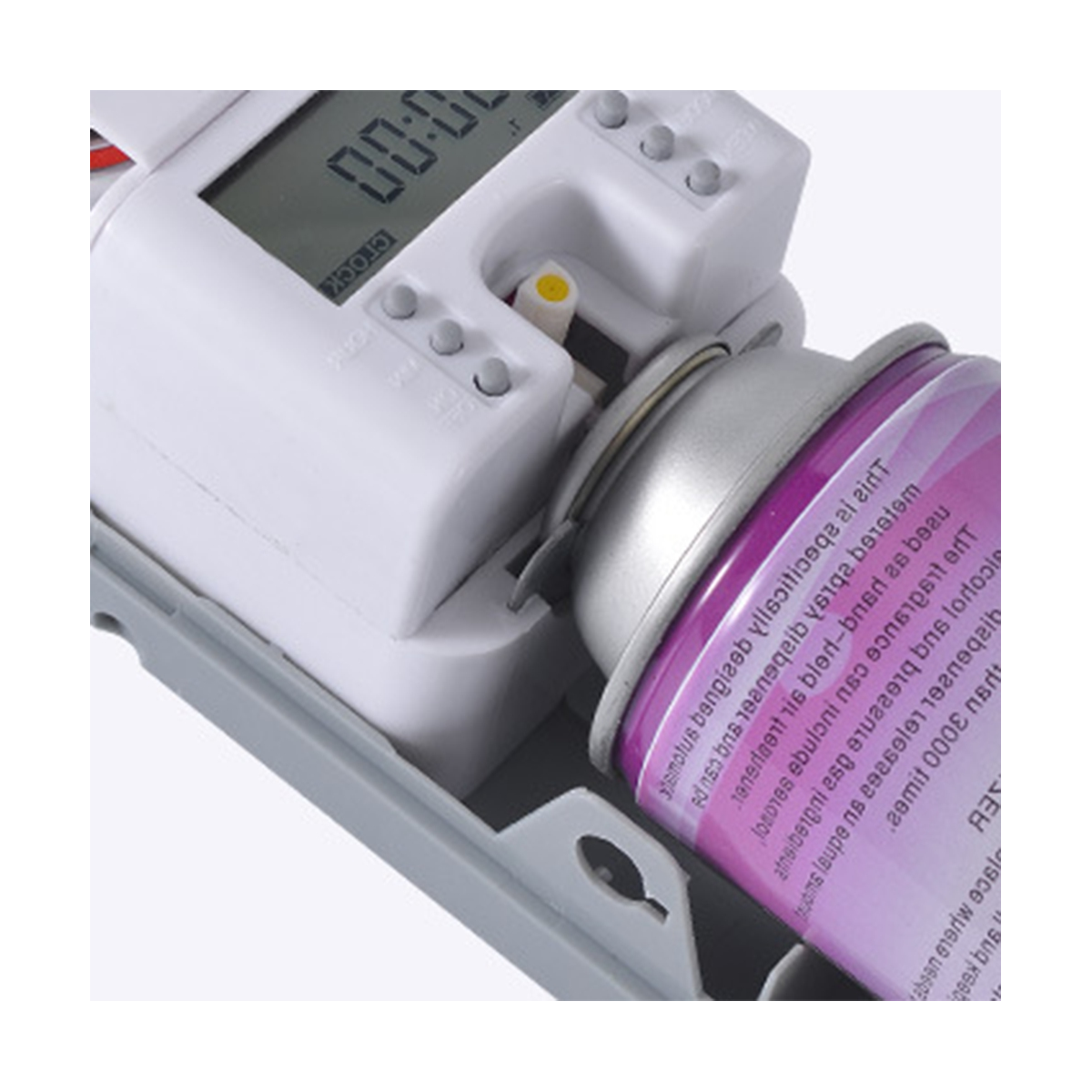 Lcd automatischer Aerosolsp ender Hotel zeit gesteuerte Fernbedienung Dufts prüihr Parfüm Induktion sprüh maschine, Silber