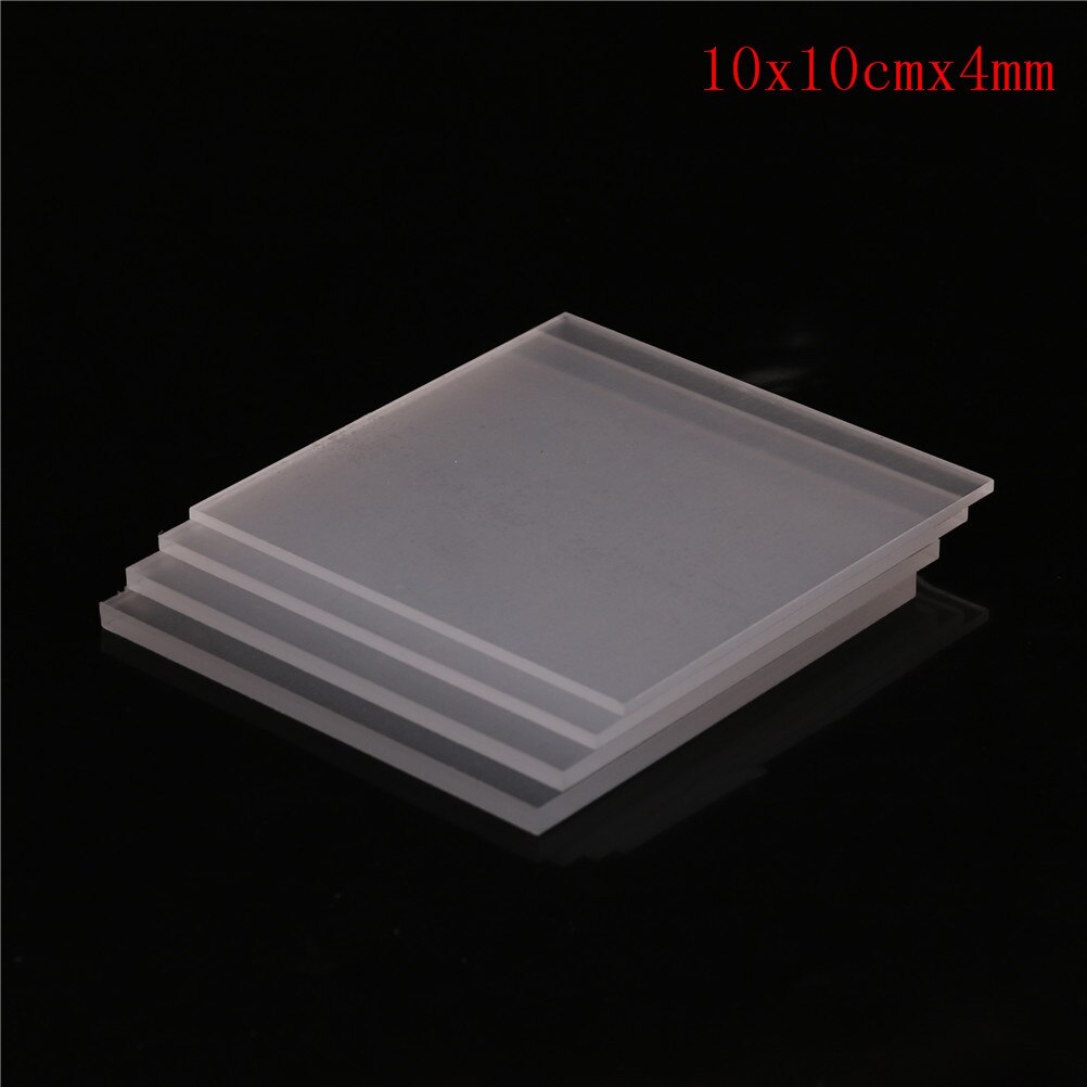 1 stk 2-5mm tykkelse klar akryl perspex ark skåret plast gennemsigtigt bord perspex panel: A3
