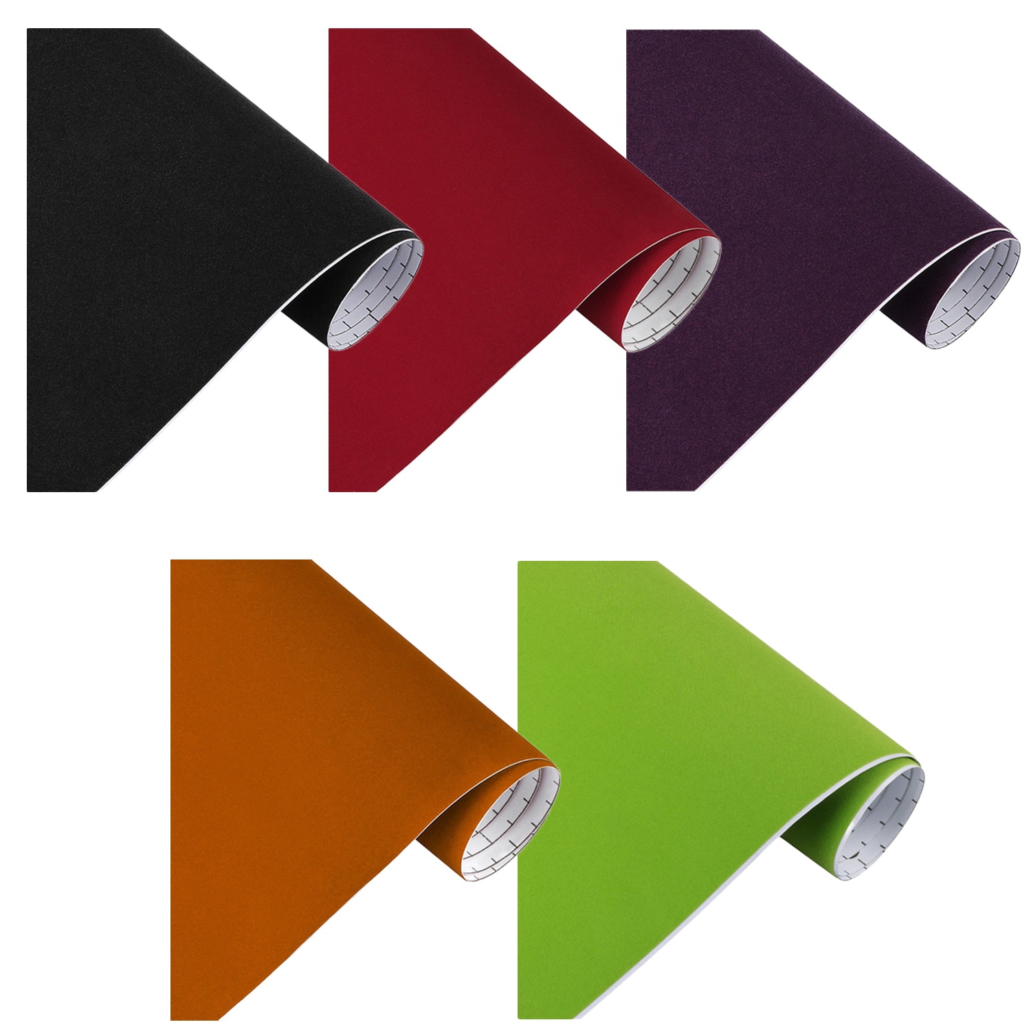 Self Adhesive Flocking Liner Soft Velvet Contact Paper Shelf Liner Pad Roll for Drawer Dresser Cabinets Jewelry Box 12 x 40inch