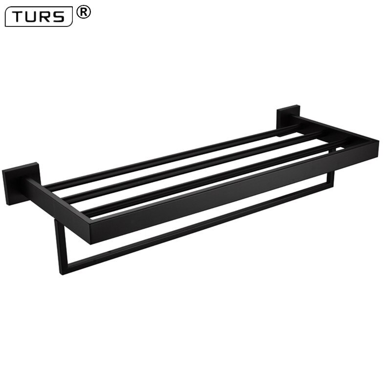 SUS 304 Stainless Steel Bathroom Hardware Set Black Matte Paper Holder Toothbrush Holder Towel Bar Bathroom Accessories