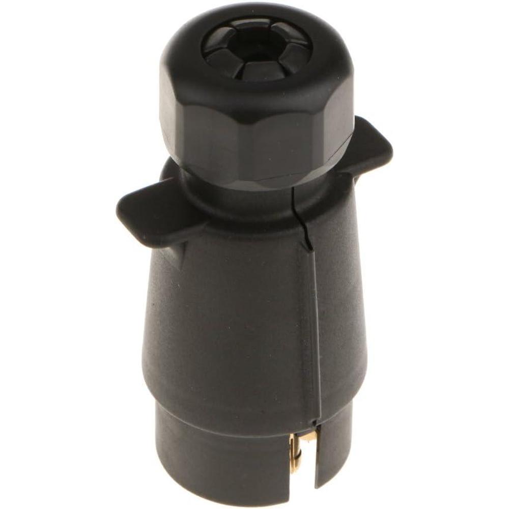 12V 12N Trailer 7 Pin Plug Round Wiring Tow Plastic Plug Car Accessories For Caravan Truck Boat Van Bus SUV