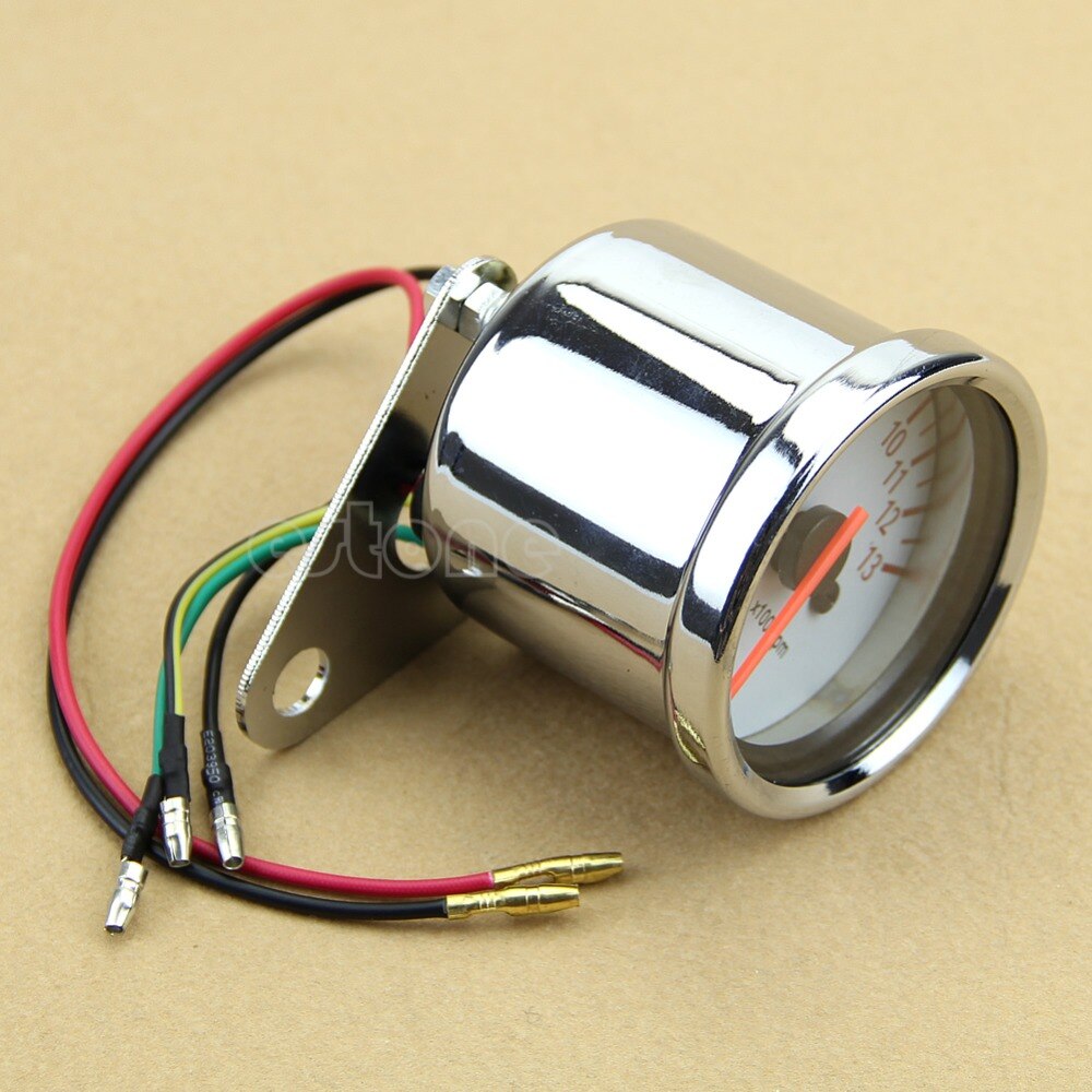 Universal Mechanica 13000RPM Scooter Analog Tachometer Gauge For Motorcycle
