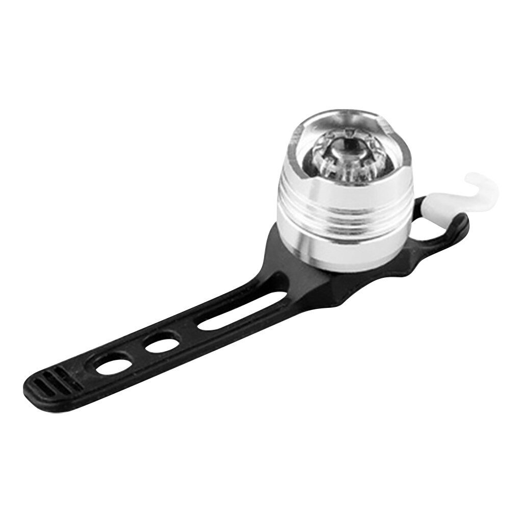 LED Aluminum Alloy Tail Light Safety Helmet Light High Brightness Tail Light Bicycle LED Rear Light Bike Light Outdoor Sport#50: Yellow 