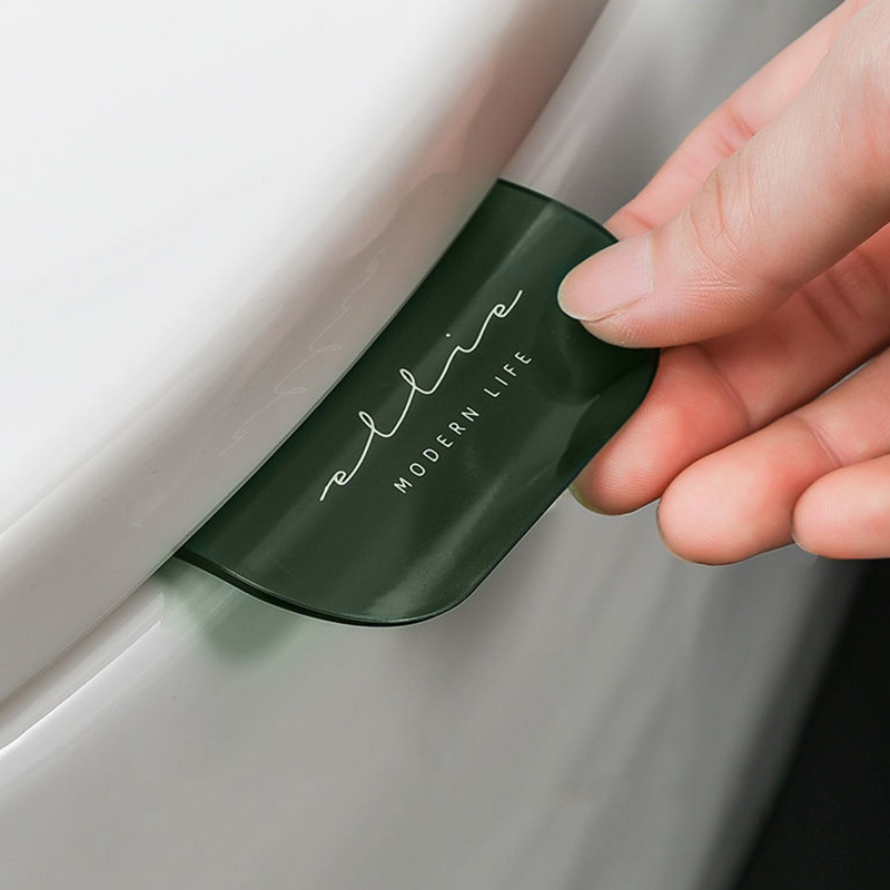 Portable Nordic Transparent Toilet Seat Lifter Toilet Lifting Device Avoid Touching Toilet Lid Handle WC Bathroom Accessories: A-2