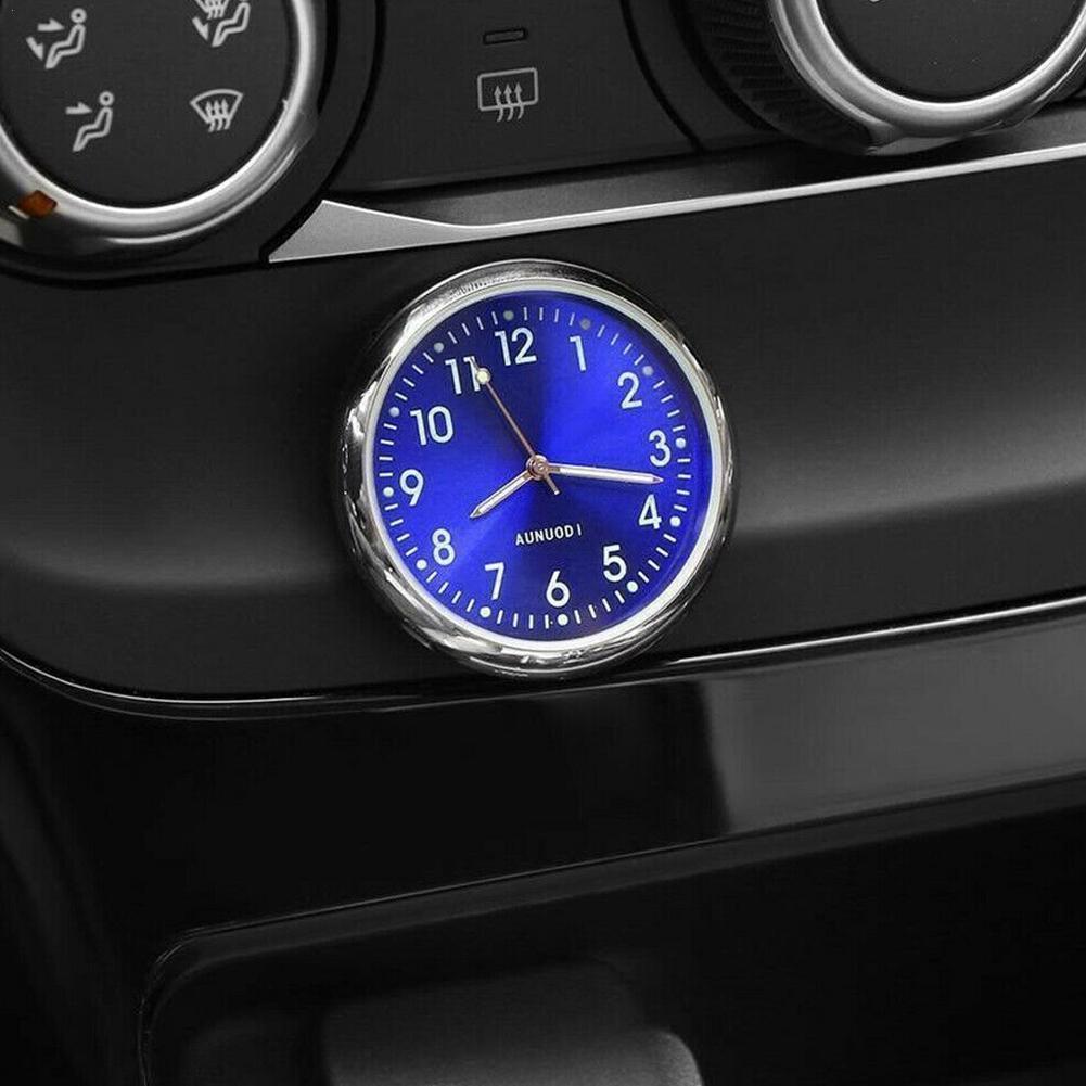 Mini montre analogique lumineuse à Quartz de poche F5Y2, petit bâton de montre de style bateau sur voiture, horloge d&#39;intérieur à Clip, vélo pour voiture