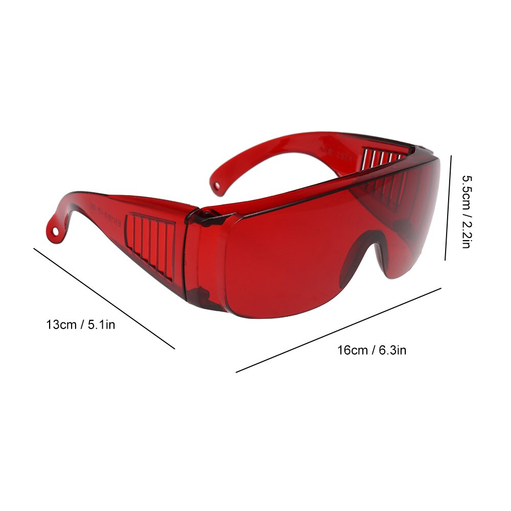 Dental Protective Glasses, Orange LED UV Blue Light Curing Goggles For Whitening