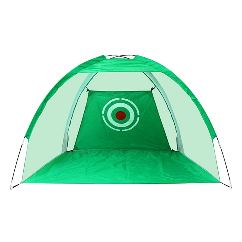 2x14m Golf Practice Driving Hitting Net Cage Training Aid Practice Target Aim Golf Chipping Hitting Putting Net Indoor Home: Green