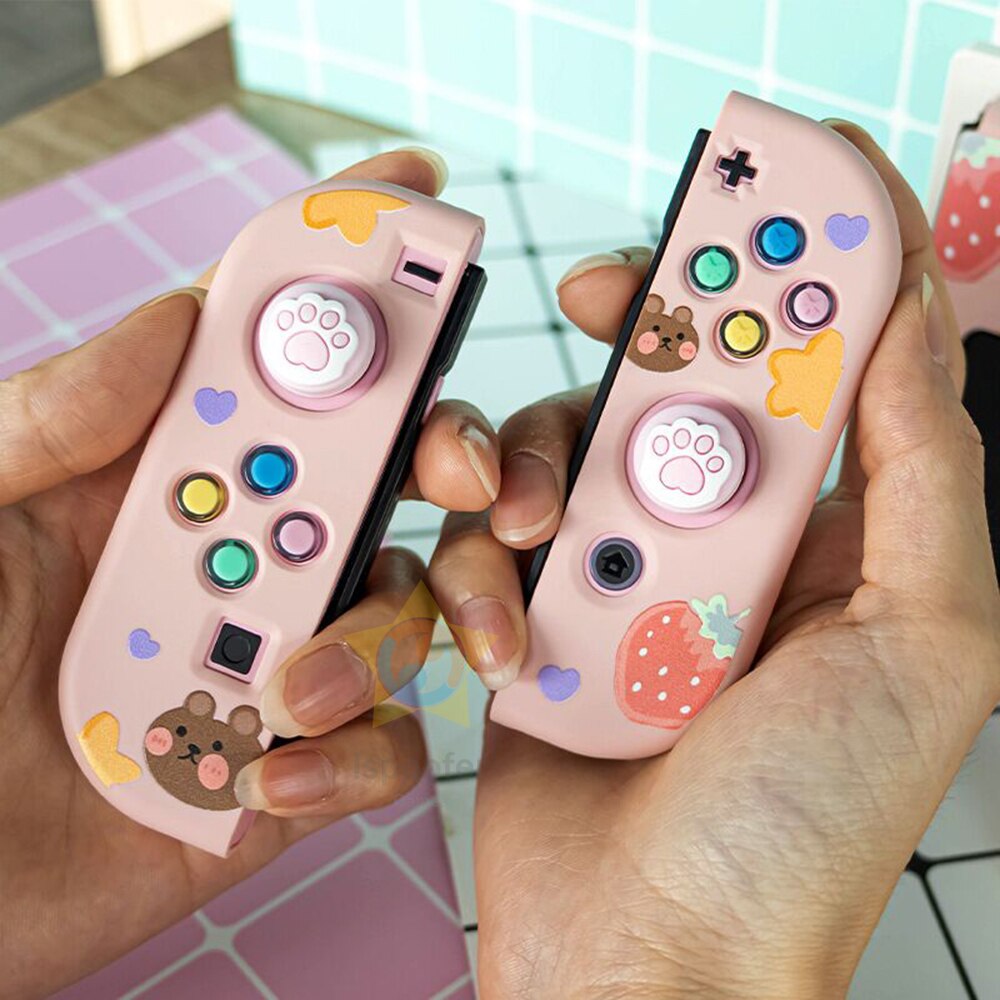 NS Switch JoyCon DIY Colorful ABXY Directions Keys Buttons for Nintend Switch NS NX Controller Joy-con Left Right Controller