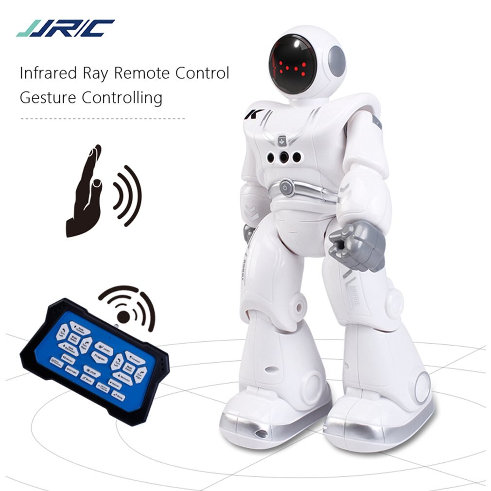 Jjr/C R18 2.4G Gebaar Sensor Rc Robot Smart Programmering Automatische Presentatie Intelligente Rc Robot Rc Speelgoed Muziek nummers