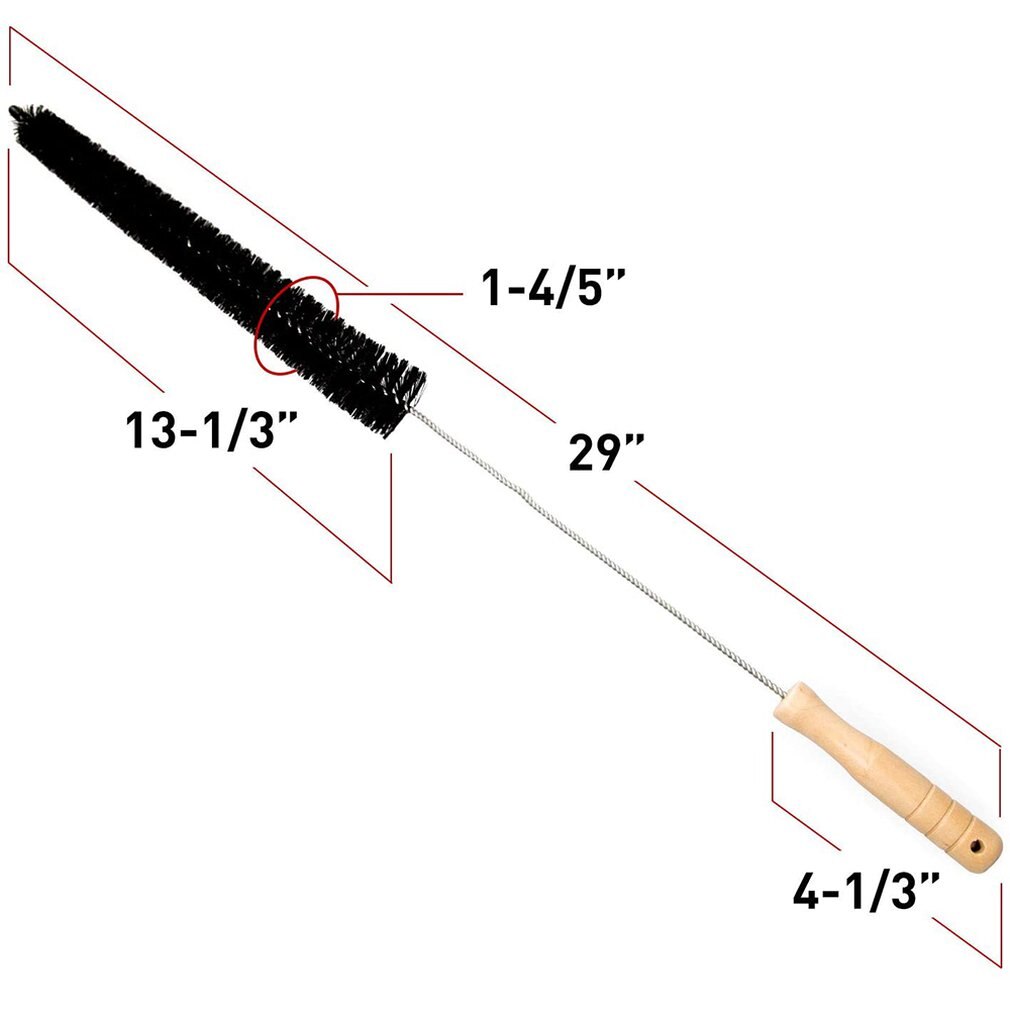 Black Dryer Vent Cleaner Kit Dryer Lint Brush Long Flexible Washing Machine Cleaning Brush Long Handle Household