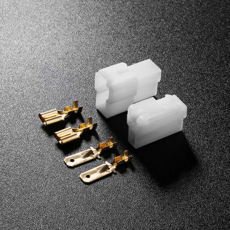 1/5/10 Sets T-Typ 2 Pin DC Power Stecker Stecker Fahrzeug Sprech Radio Männlich-weibliche Power Stecker für VHF/UHF Yaesu Radio Kabel