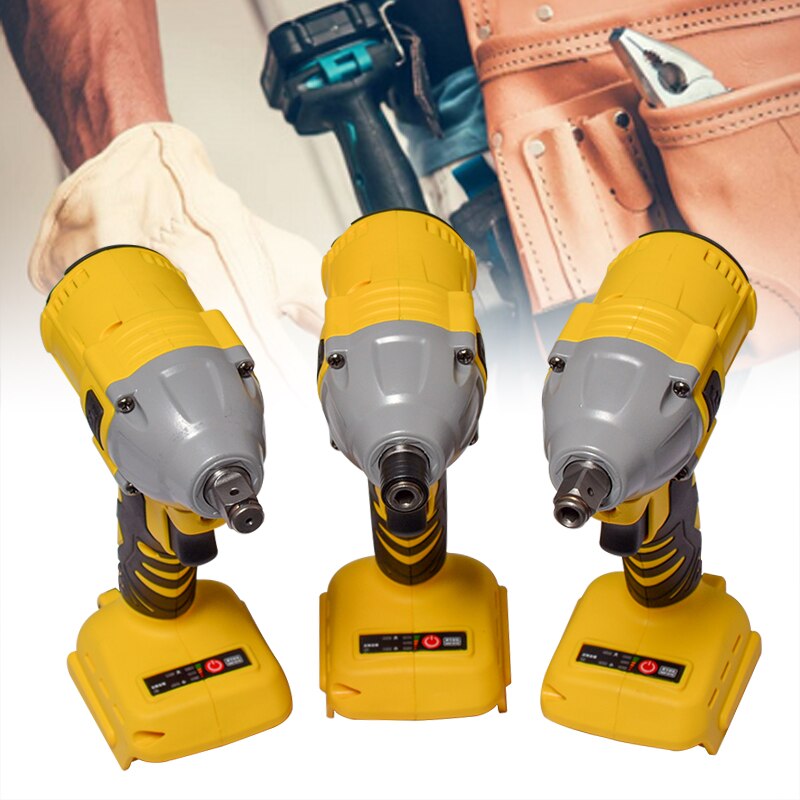 18V 360Nm Cordless Electric Impact Wrench Rechargeable 1/2 Socket Wrench Cordless Without Battery For Makita 18v Battery