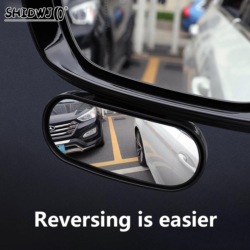 Rétroviseur Latéral Réglable à 360 ° pour Voiture, Grand Angle, Angle Mort, Embout pour Stationnement, Accessoires Auxiliaires