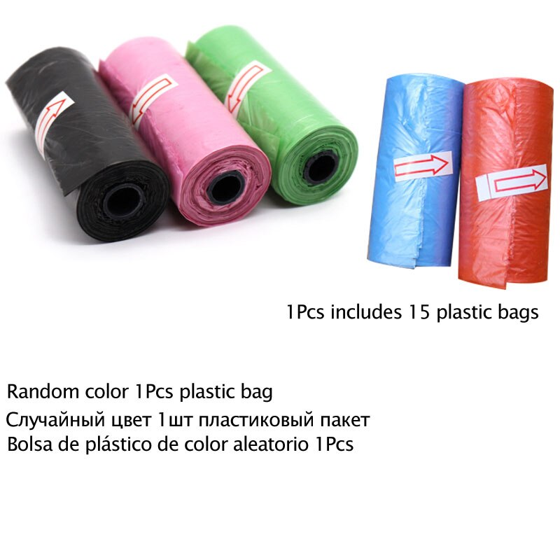1 stk bærbar avtakbar boks poser etui babybleier bleiepose tilfeldig farge søppelpose for babypleie søppelbøtte søppel: 1 stk plastpose