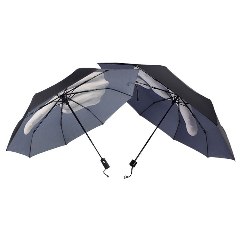 Creatieve Paraplu Cool Novelty Middelvinger Paraplu Regen Vrouwen En Mannen Winddicht Vouwen Parasol Persoonlijkheid 3 Fold Paraplu