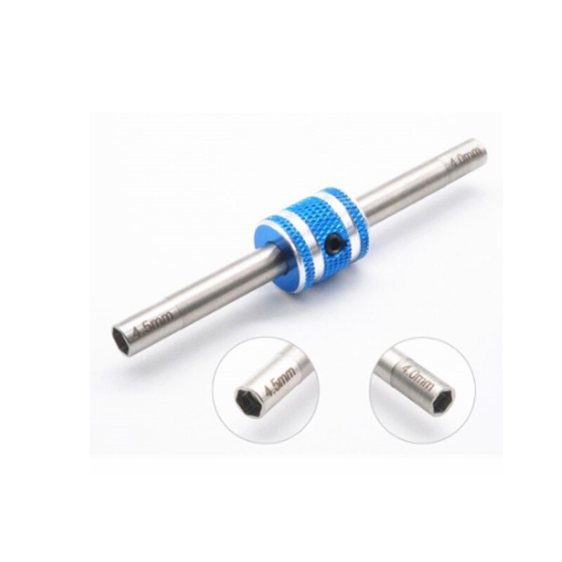 Mini 4wd Hexagonal Turnbuckles 4-4.5mm Self-made Parts For Tamiya Pro Tool For Installing and Removing Nut