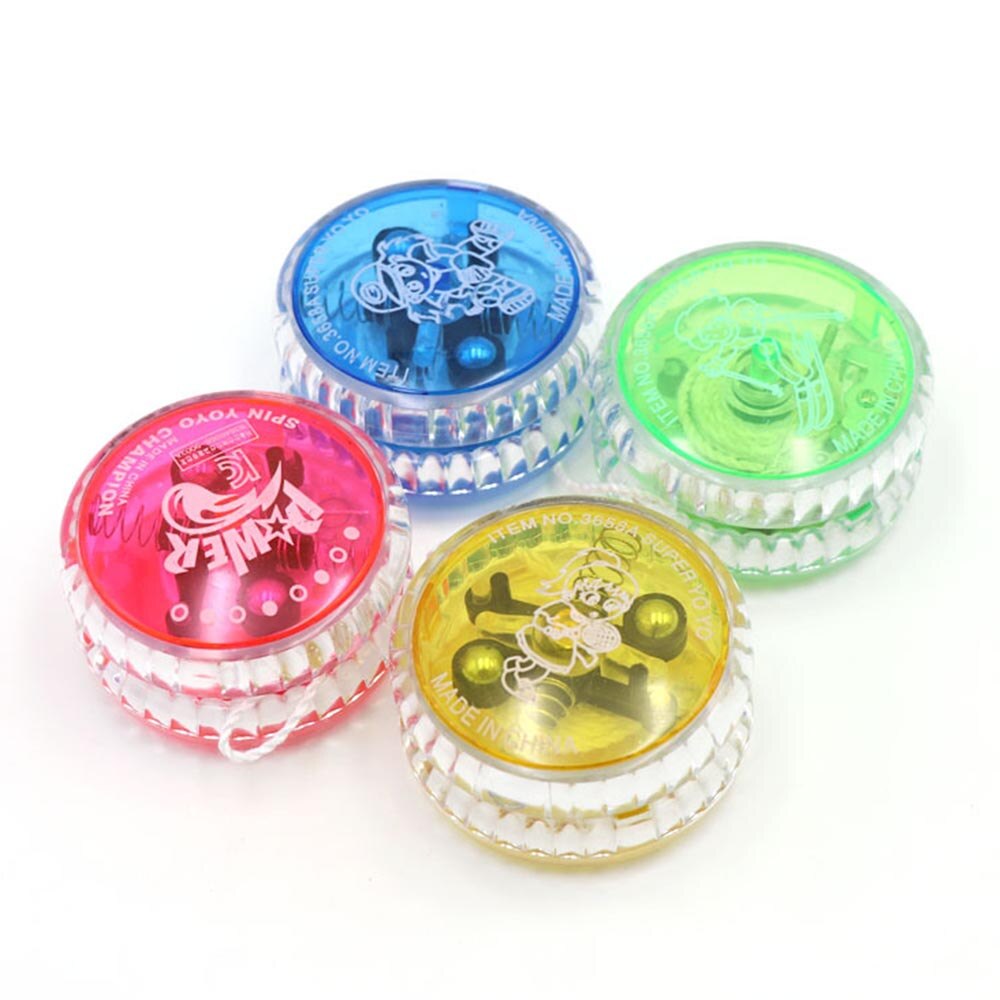 Luminous YoYo Ball LED Flashing Yo Yo Child Clutch Mechanism Yo-Yo Toys For Kids Party Glow Entertainment Tool: Default Title