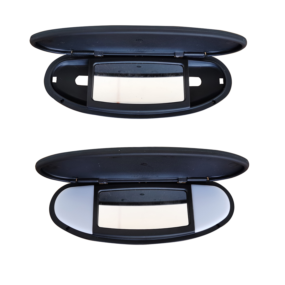 Pare-soleil de voiture, boîtier de panneau de pare-soleil, couvercle de miroir de vanité pour MINI Cooper S One D JCW R55 R56 R57 R59 R60, accessoires d'intérieur