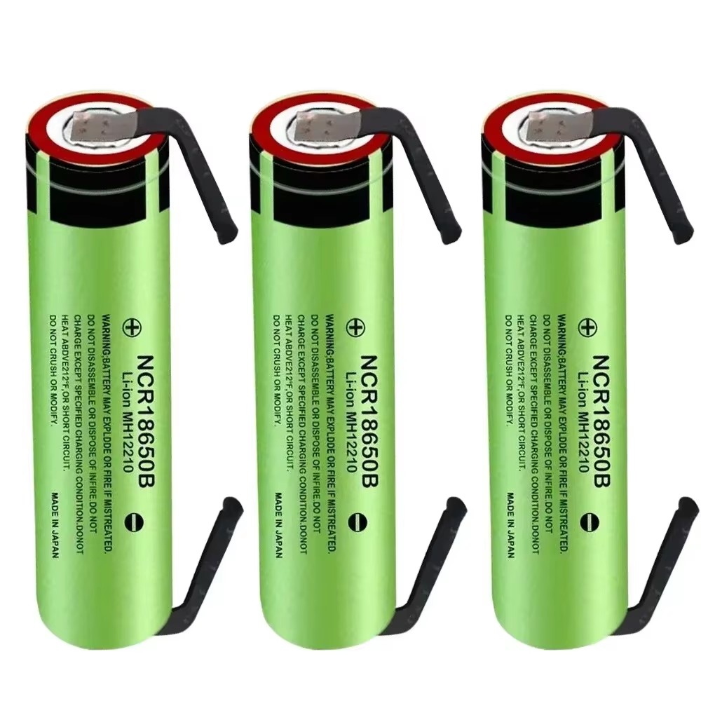 18650 Bateria NCR18650B 3,7 V 3400 mah Baterie litowe 18650 z arkuszem niklowym do spawania DIY