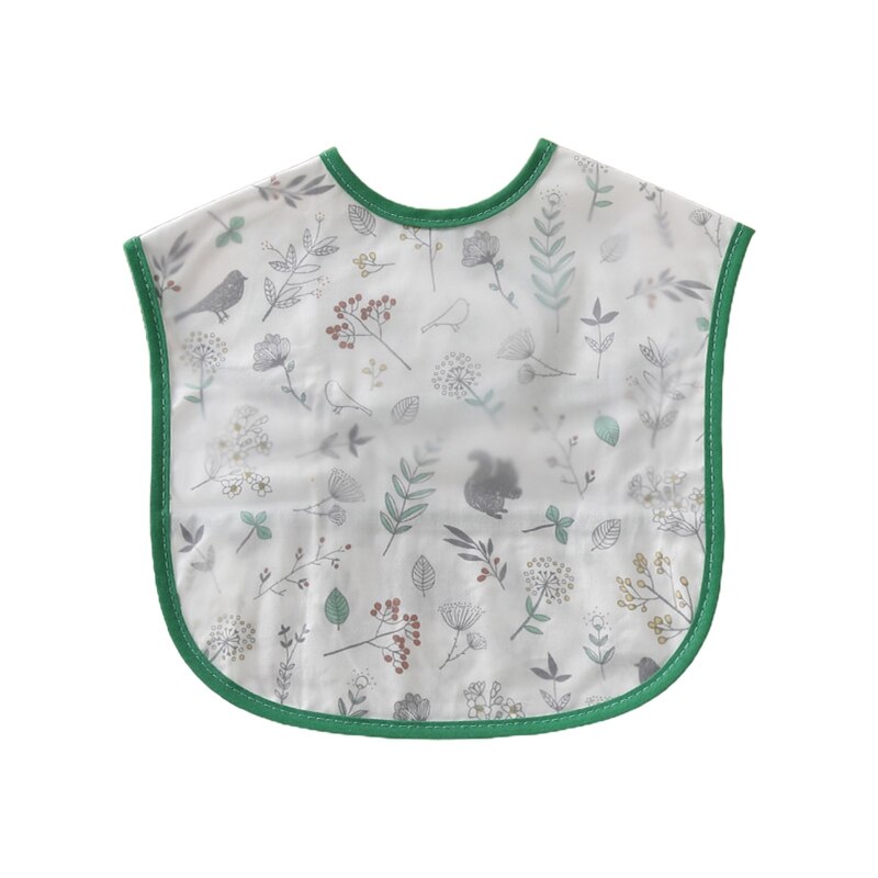 Bébé nourrissons doux coton salive serviette enfants enfant en bas âge -né imperméable à l'eau impression Burp chiffons alimentation bavoirs: 2