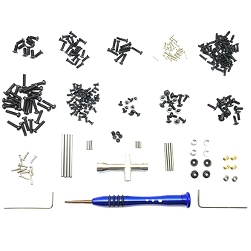 M2 M2.5 M3 Screw for Wltoys 144001 1/14 RC Car Spare Parts Screws Pan Head Screws Flat Head Screws Half Tooth Screw