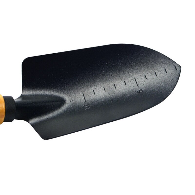 Carbon Steel Garden Shovel Flower Planting Shovel Garden Wooden Handle Gardening Camping Digging Tools TaoHuaYuan Tool