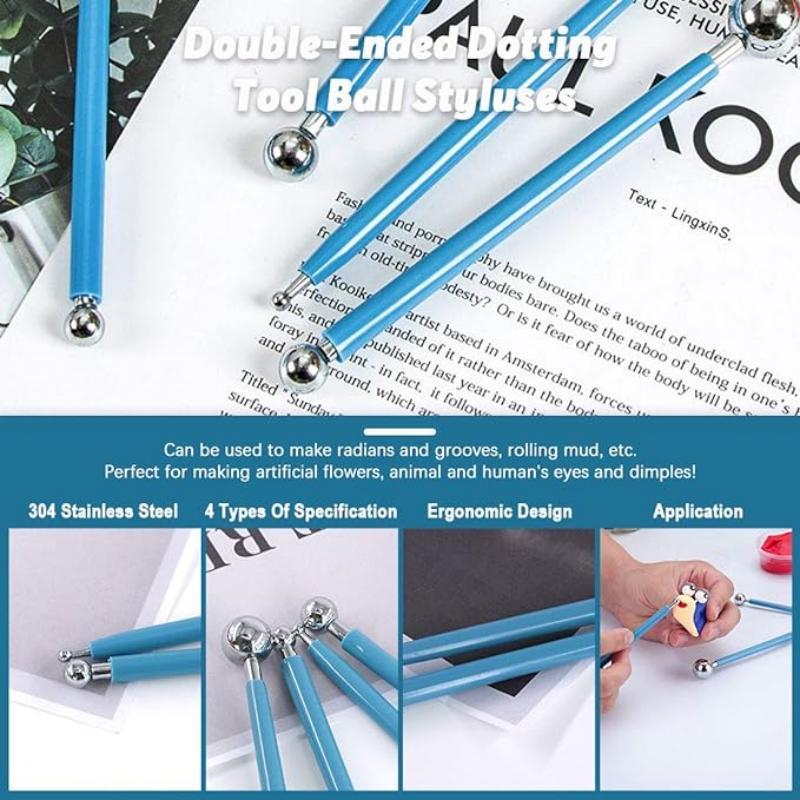 doyes diy polymer Modeling clay cutter tools and supplies ceramics & pottery sculpting craft Tools kit carving Tool accessories